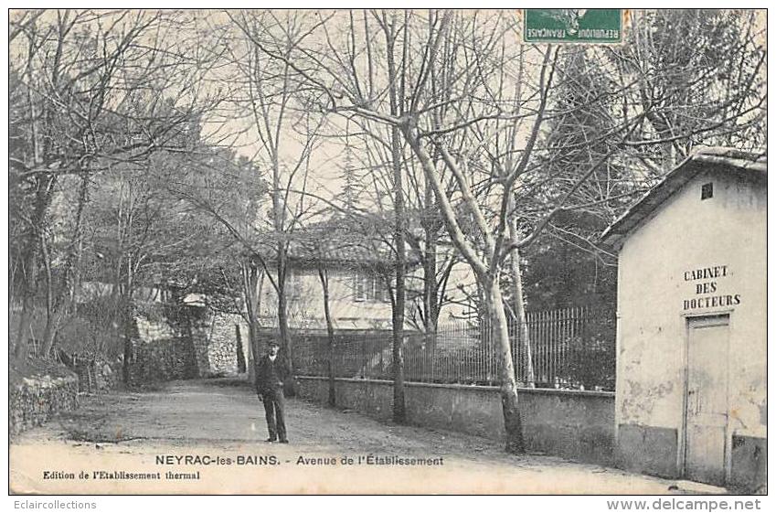 Neyrac Les Bains      07      Avenue De L'Etablissement. Cabinet Des Docteurs - Other & Unclassified