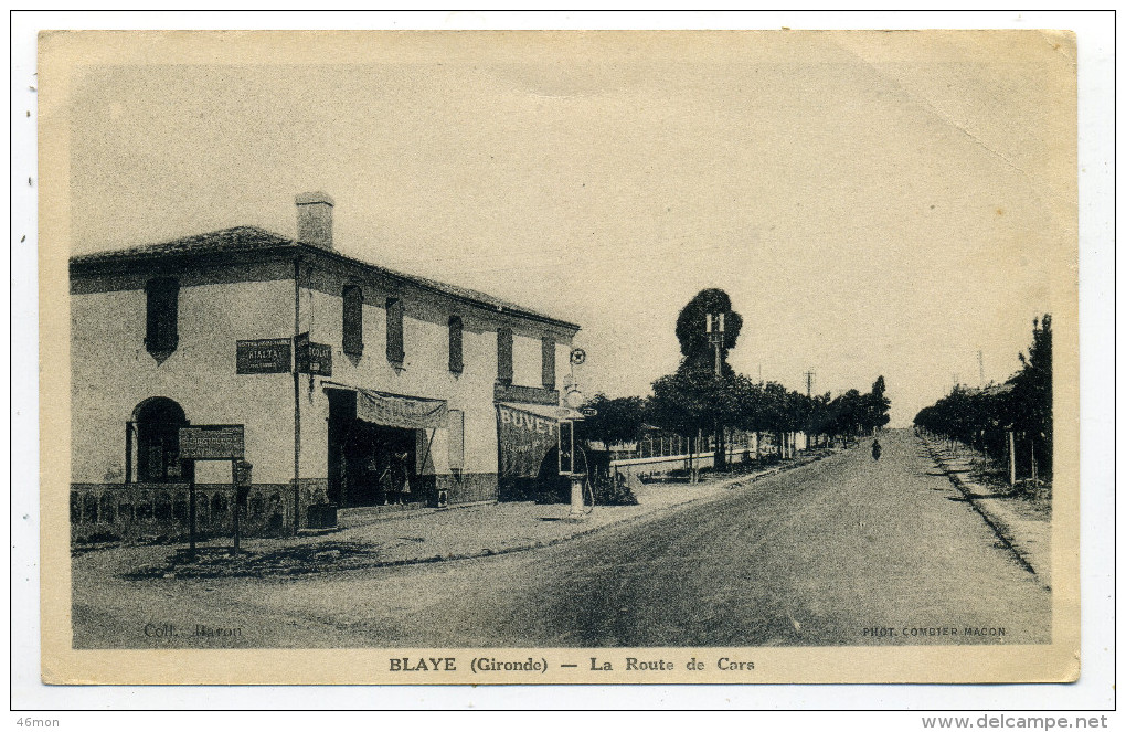 33.Blaye.La Route De Cars. - Blaye