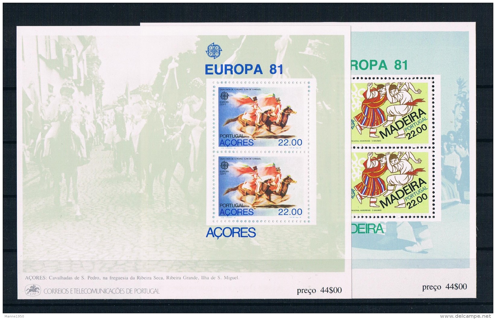 Europa/Cept 1981 Folklore Kpl. Jahrgang ** - Volledig Jaar