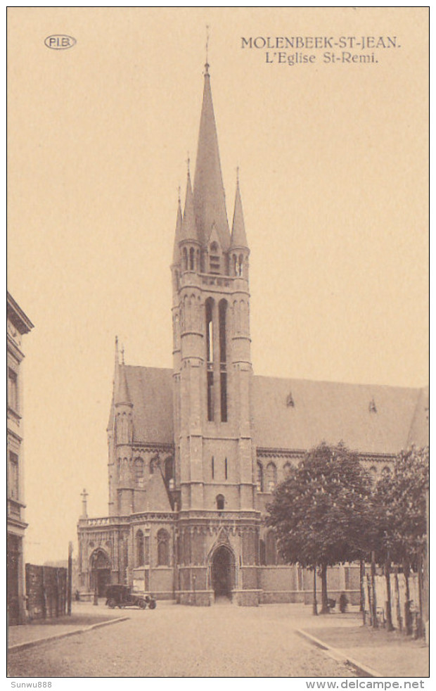 Molenbeek-St-Jean - L'Eglise St-Remi (oldtimer, PIB) - Molenbeek-St-Jean - St-Jans-Molenbeek