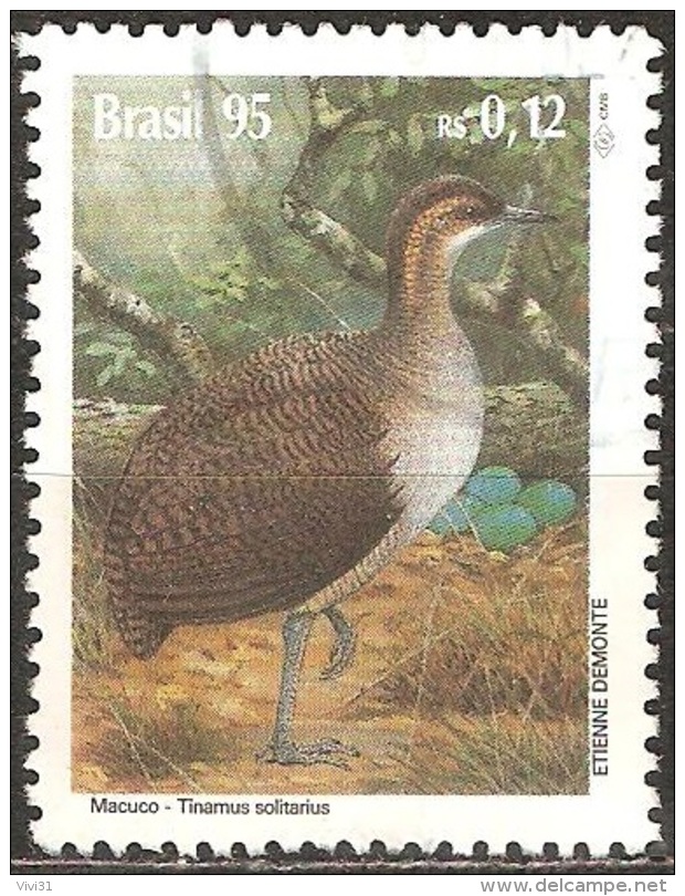 Brésil - 1995 - Tinamou Solitaire - YT 2230 Oblitéré - Autres & Non Classés