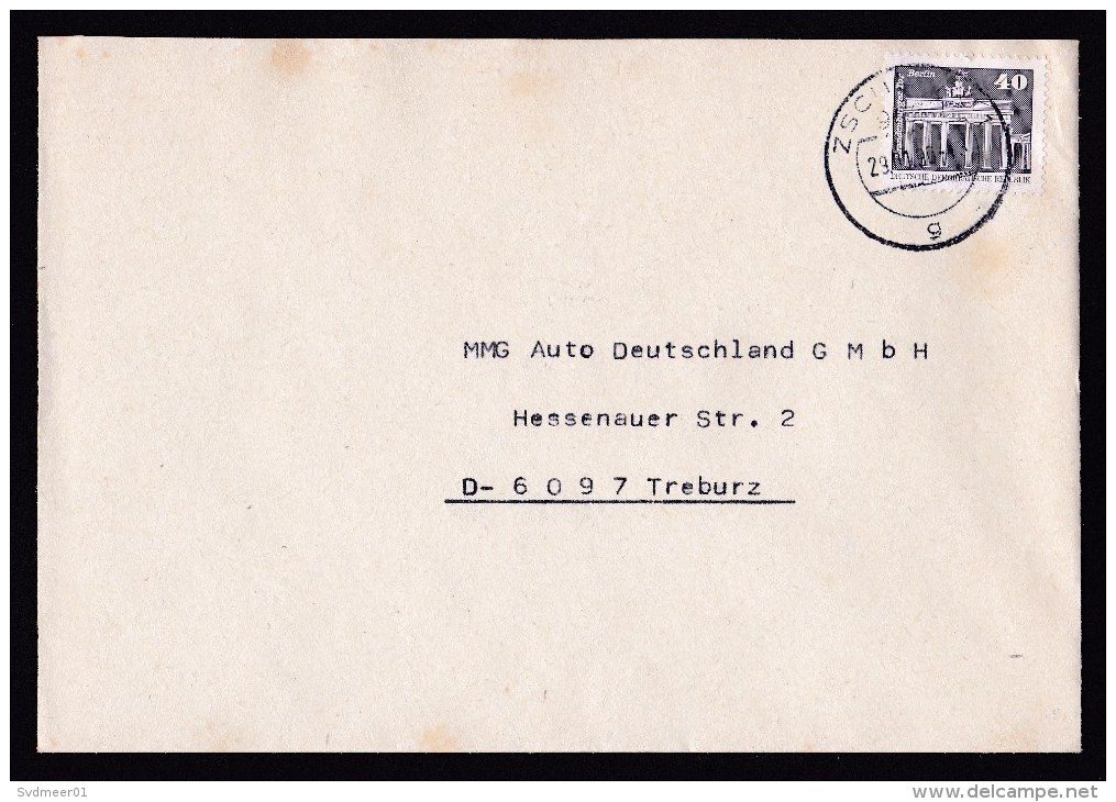 East Germany (GDR/DDR): Cover To West Germany, 1990, Single Franking (minor Discolouring) - Brieven En Documenten