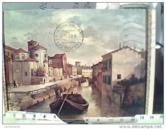 MILANO NAVIGLIO CHESA S MARCO  DI PITTORE IGNOTO     VB1985 FO4522 - Milano