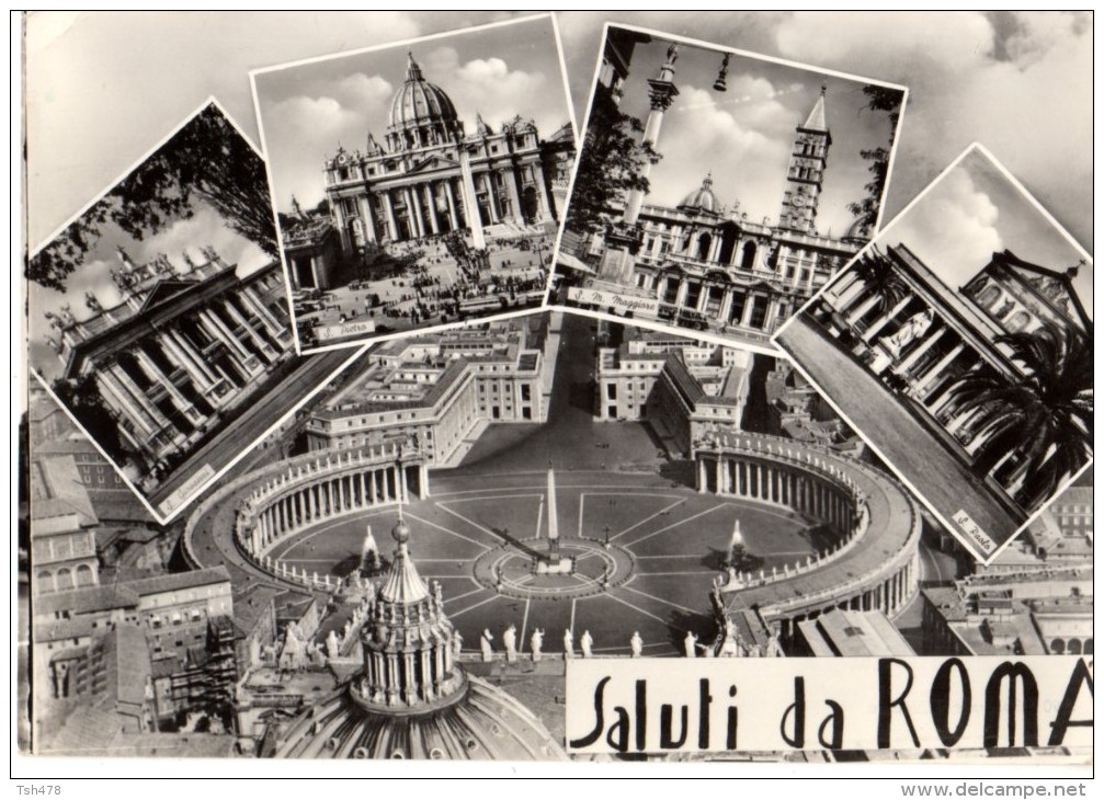 ITALIE---saluti Da ROMA----multi-vues---voir 2 Scans - Multi-vues, Vues Panoramiques