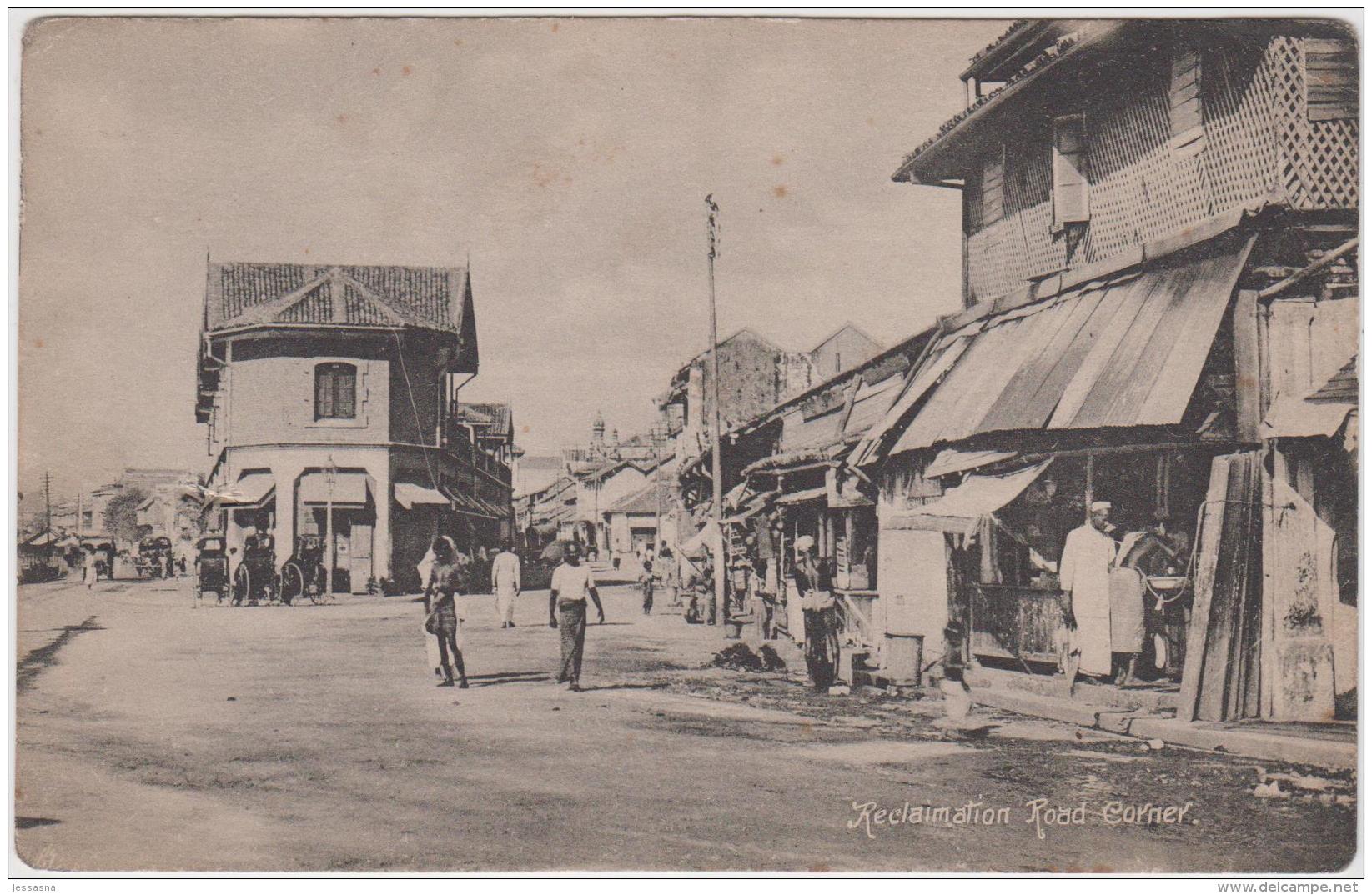 AK - Sri Lanca - Ceylon - Colombo - Reclaimation - Road Corner - 1920 - Sri Lanka (Ceylon)
