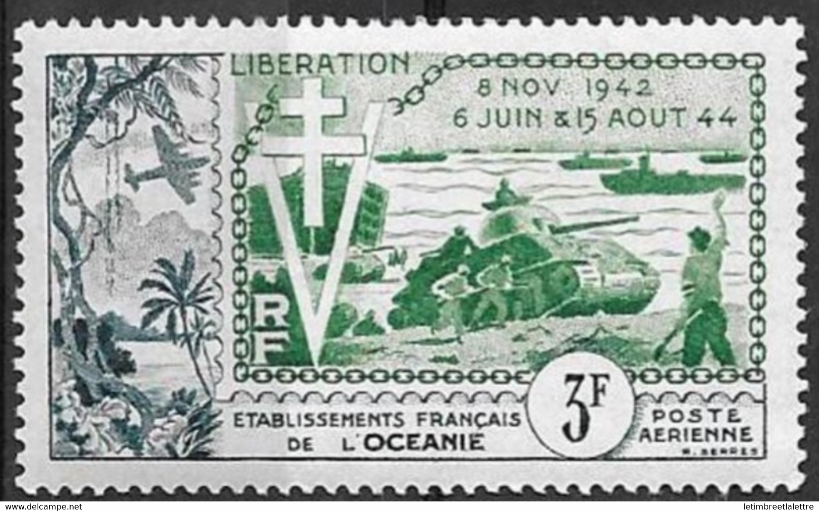 ⭐ Océanie - Poste Aérienne - YT N° 31 ** - Neuf Sans Charnière - 1954 ⭐ - Posta Aerea