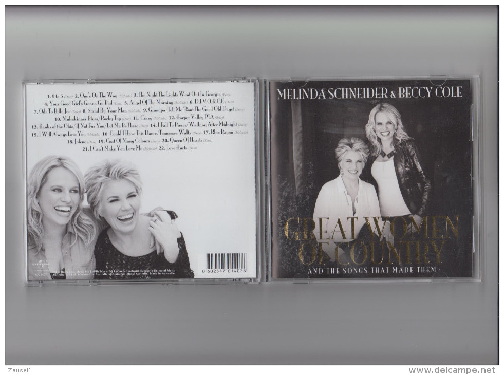 Melinda Schneider & Beccy Cole - Great Women Of Country - Original CD - Country & Folk