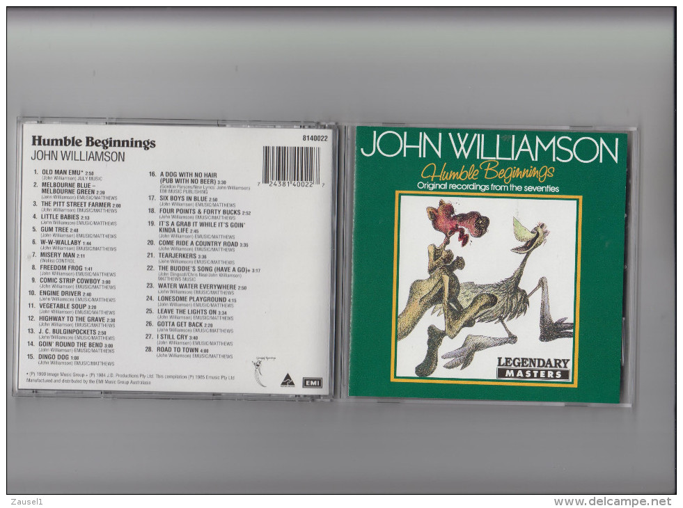 John Williamson - Humble Beginnings Aus Den 70ern !!! - Original CD - Country & Folk