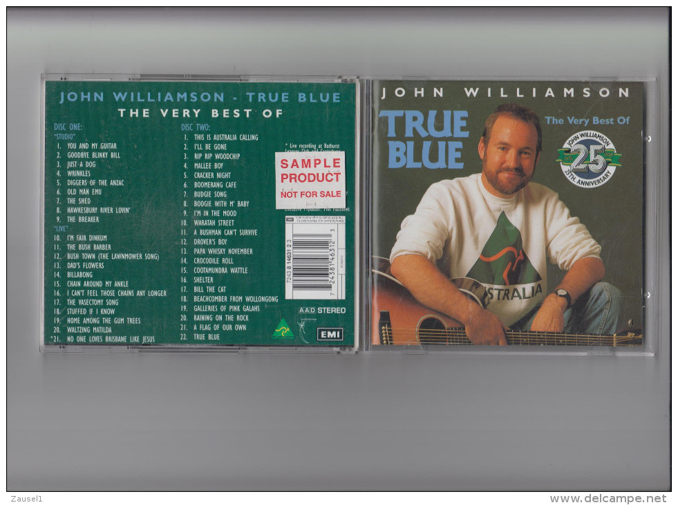 John Williamson - True Blue The Very Best Of - 25th Anniversary - 2 Original CDs - Country & Folk