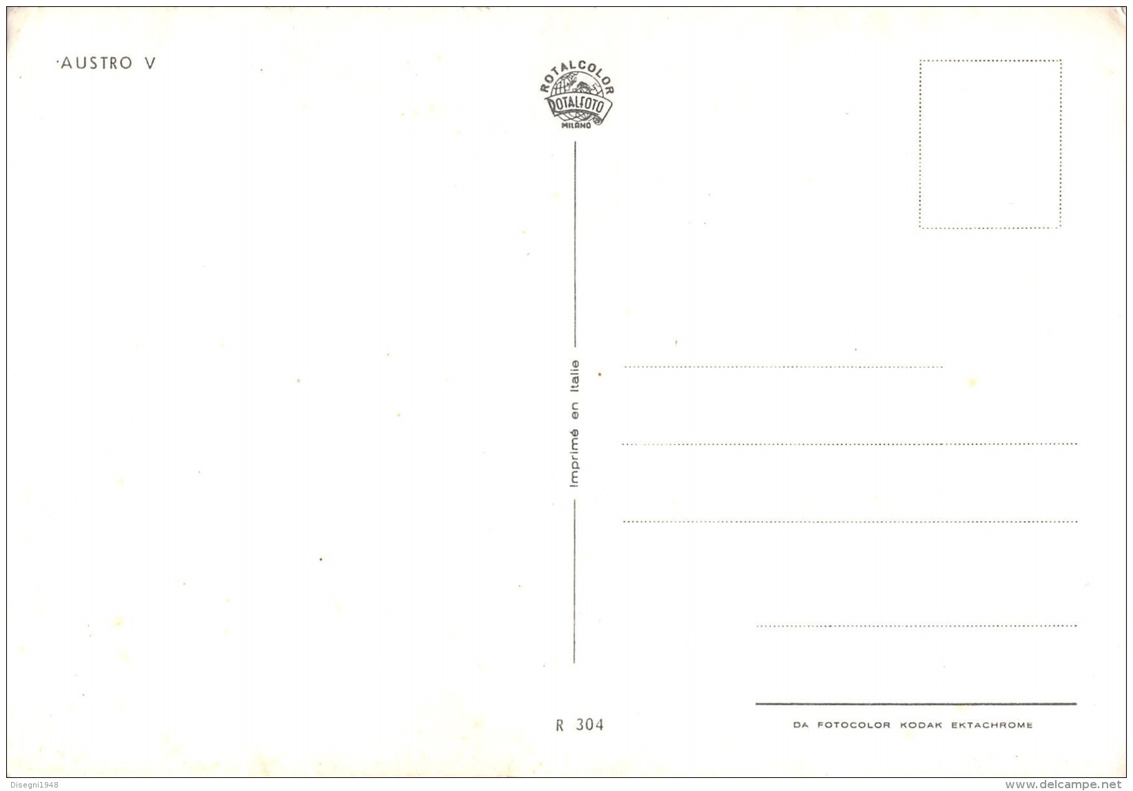 06257 "AUSTRO V - 125  - MONTECARLO  '60 - LONGINES - ELF - MARTINI - ANTAR" ANIMATA. CART. ILLUSTR. ORIG. NON SPEDITA - Other & Unclassified