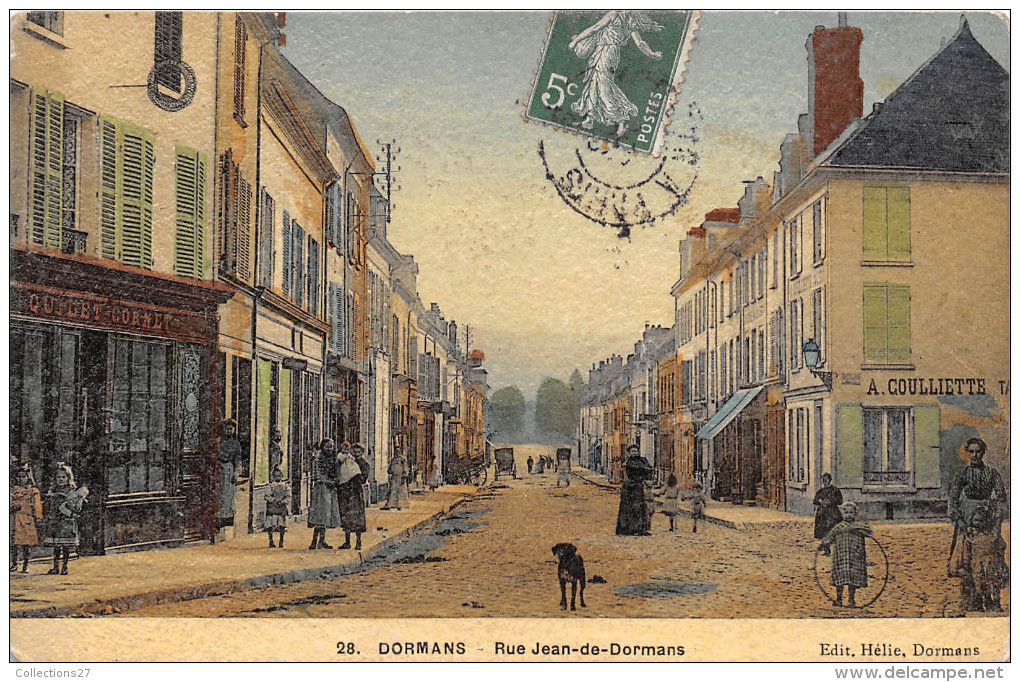 51-DORMANS - RUE JEAN DE DROMANS - Dormans