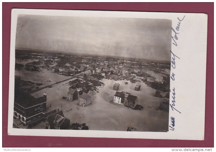 80 - 280816 - CARTE PHOTO - FORT MAHON - Plage Villas - VUE PRISE EN CERF VOLANT - !! Exceptionnel !! - Fort Mahon