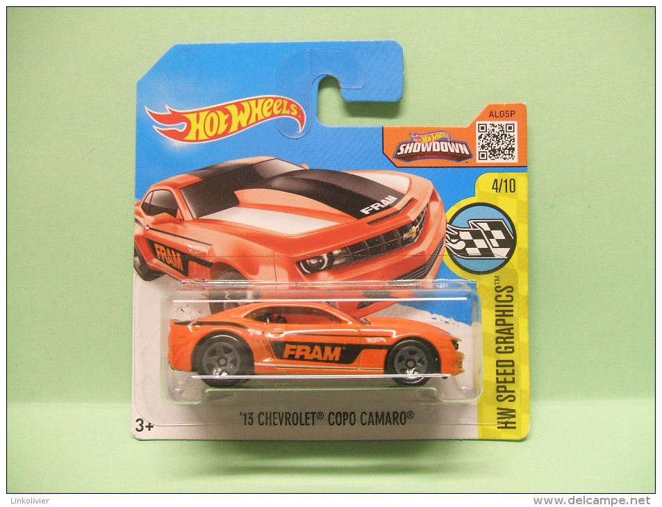 CHEVROLET COPO CAMARO 2013 - Speed Graphics 2016 - HOTWHEELS Hot Wheels Mattel 1/64 EU Blister - HotWheels