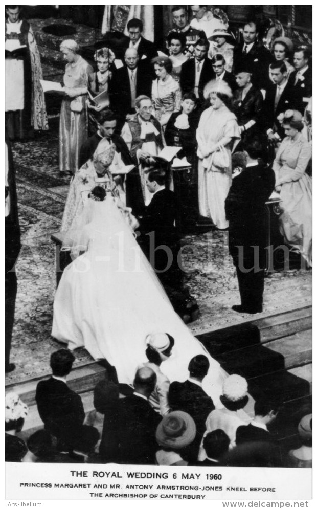 Photo Postcard / ROYALTY / United Kingdom / British Dominions / Princess Margaret / Antony Armstrong - Familias Reales