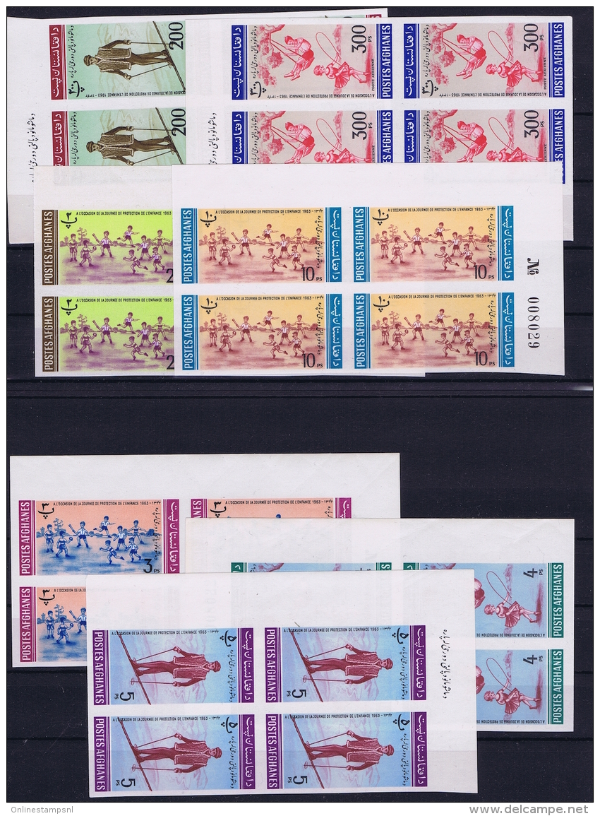 Afganistan: Mi.nr 845 - 851  1963 MNH/**/postfrisch/neuf Sans Charniere In 4-blocks. - Afghanistan