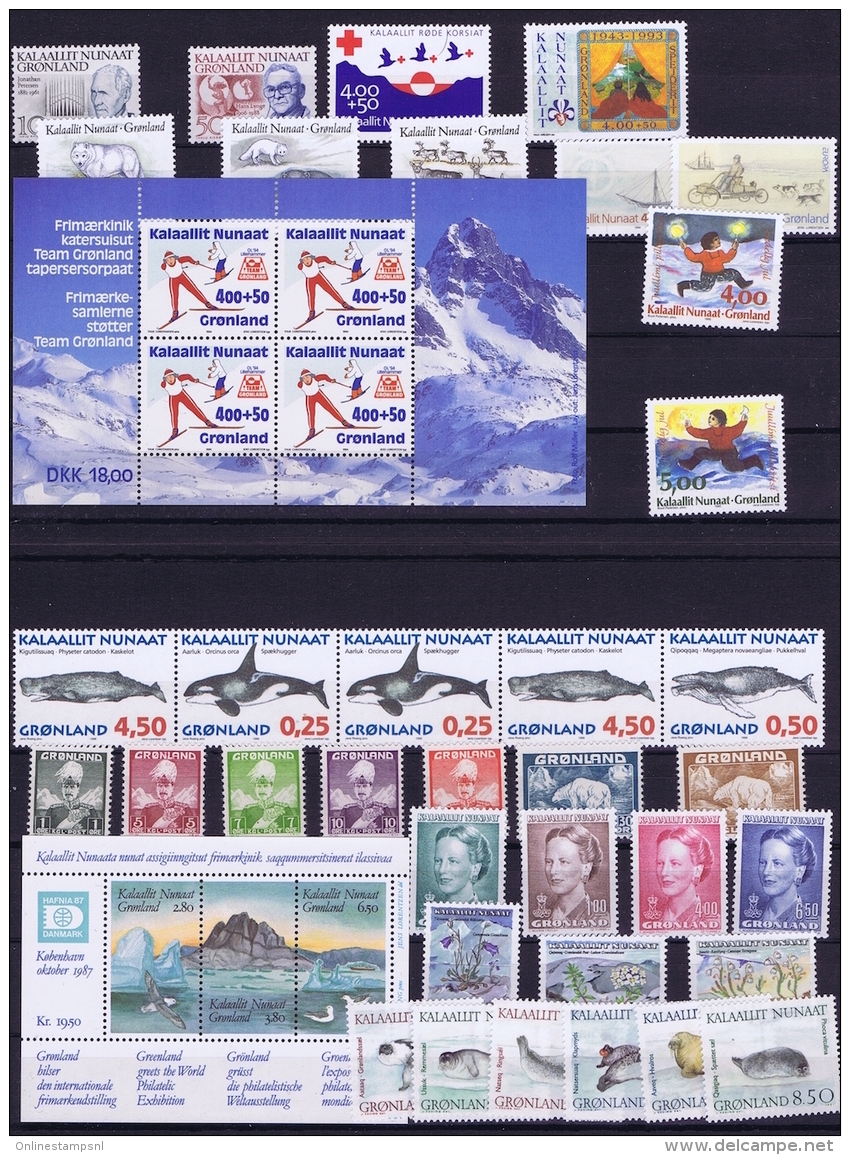 Greenland Set Of Stamps  MNH/**/postfrisch/neuf Sans Charniere - Nuevos