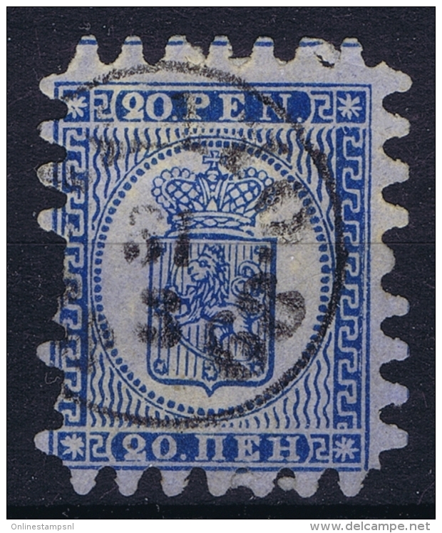 Finland Mi Nr 8 Bx  Used  1866 - Oblitérés