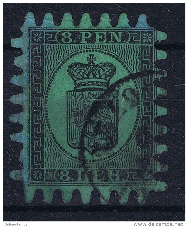 Finland Mi Nr 6 B Used  1866 - Gebruikt