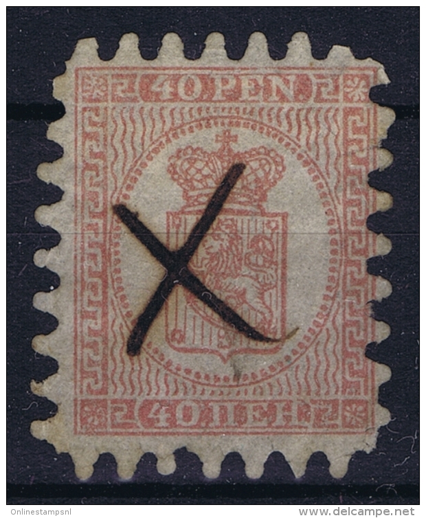 Finland Mi Nr 9 B Used  1866 - Oblitérés