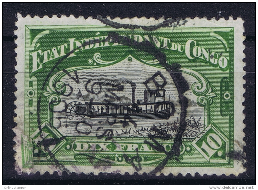 Belgium Congo  Nr 29 Used 1894  Boma Little Fold In Corner - Oblitérés