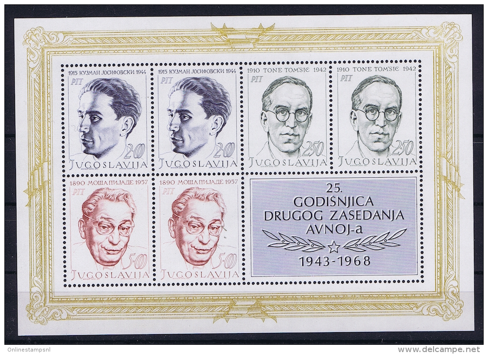 Yugoslavia Block 13 + 14  MNH/**/postfrisch/neuf Sans Charniere 1962 - Blocks & Kleinbögen