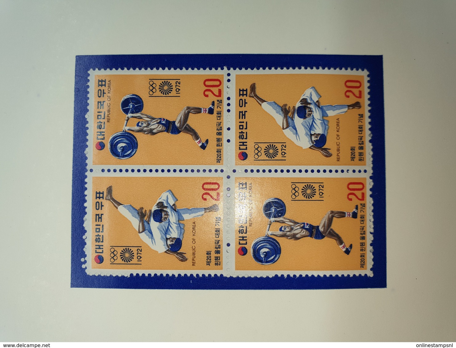 South Corea: Mi 845 - 848 In 4 Blocks + Blocks 354 + 355 In Commemorate Album 20Th Olympic Games - Korea (Süd-)