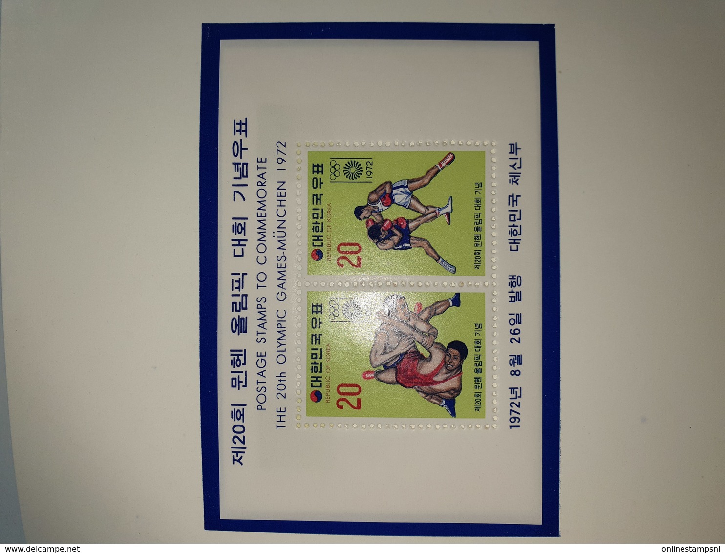 South Corea: Mi 845 - 848 In 4 Blocks + Blocks 354 + 355 In Commemorate Album 20Th Olympic Games - Korea, South