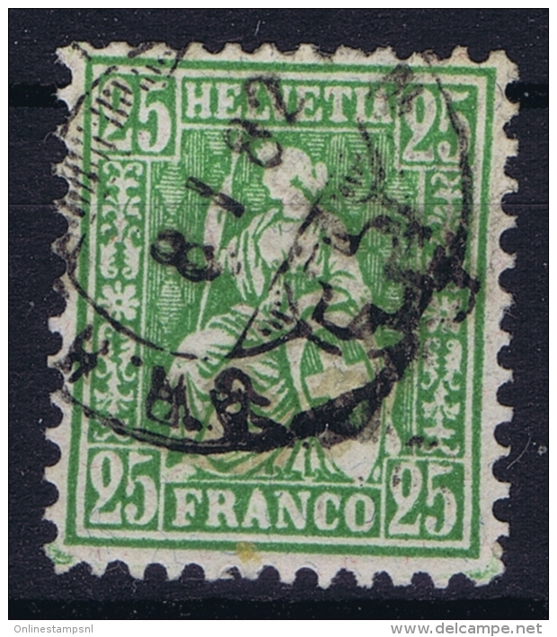 Switserland: Mi 41  Yv 54  Used  1881 - Gebraucht