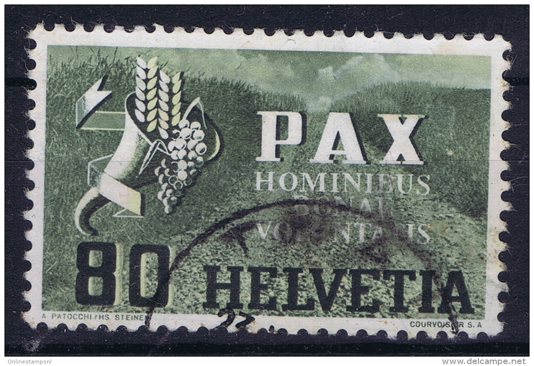 Switserland : Mi 454 Used   1945 - Used Stamps