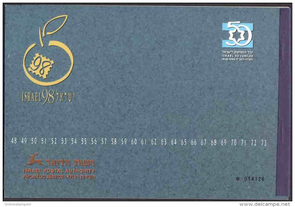 ISRAEL - 1998 Prestige Booklet 50 Years Israel 1948 - 1998 MNH/** - Cuadernillos