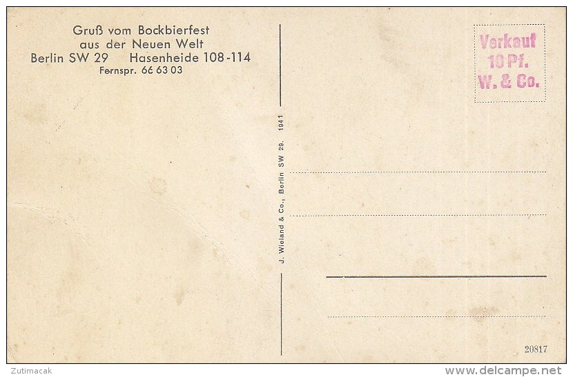 Berlin - Gruss Vom Bockbierfest Aus Der Neuen Welt - Neukoelln
