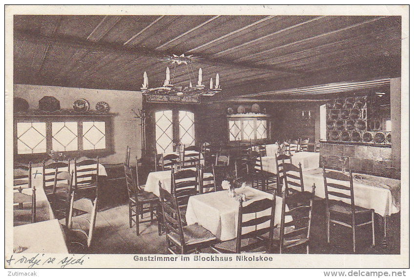 Berlin Wannsee - Restaurant Blockhaus Nikolskoe 1930 - Wannsee