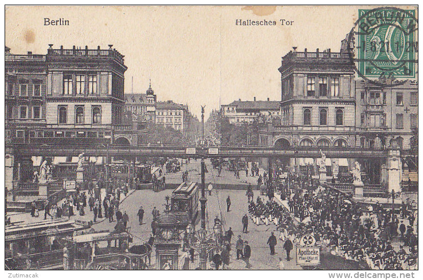 Berlin - Hallesches Tor - Straßenbahn Tram 1921 - Kreuzberg