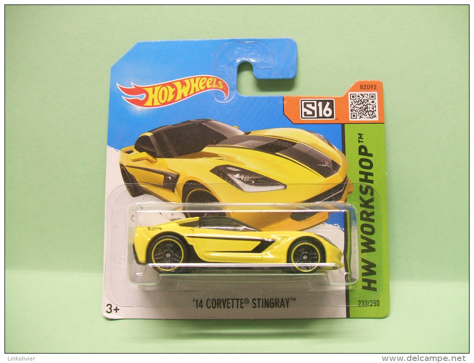 CHEVROLET CORVETTE STINGRAY 2014 - HW Workshop 2015 - Muscle Mania - HOTWHEELS Hot Wheels Mattel 1/64 EU Blister - HotWheels