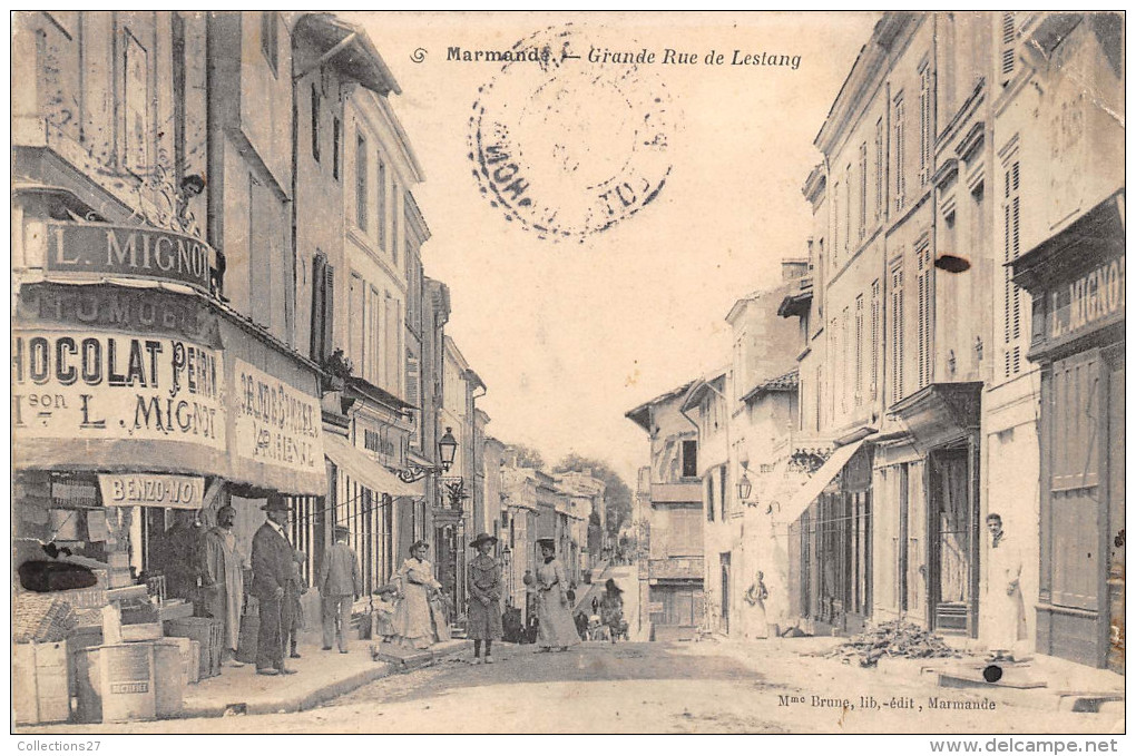 47-MARMANDE- GRANDE RUE DE LESTANG - Marmande