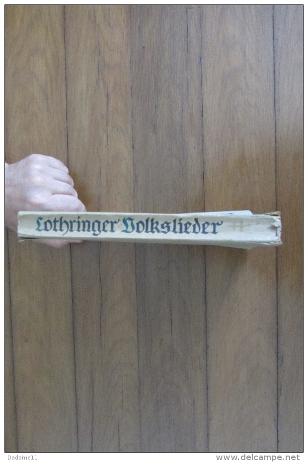 Pinck Avec Dédicace Verklingende Weisen  Lothringer Volkslieder  Dessin Henri Bacher Moselle 1926 - Libros Antiguos Y De Colección