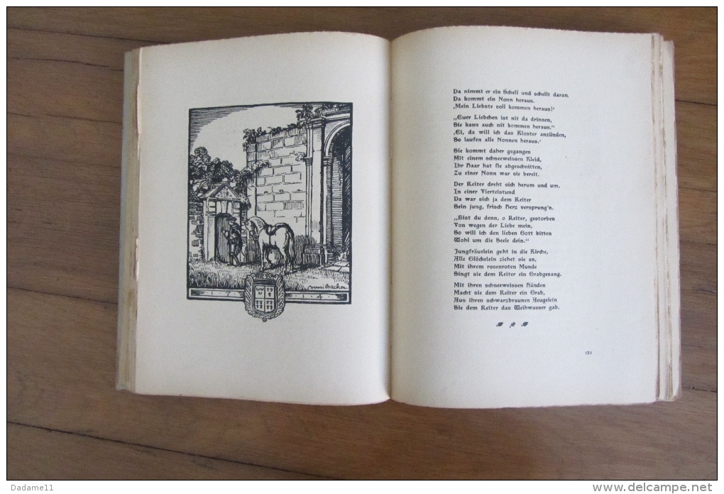 Pinck Avec Dédicace Verklingende Weisen  Lothringer Volkslieder  Dessin Henri Bacher Moselle 1926 - Libros Antiguos Y De Colección