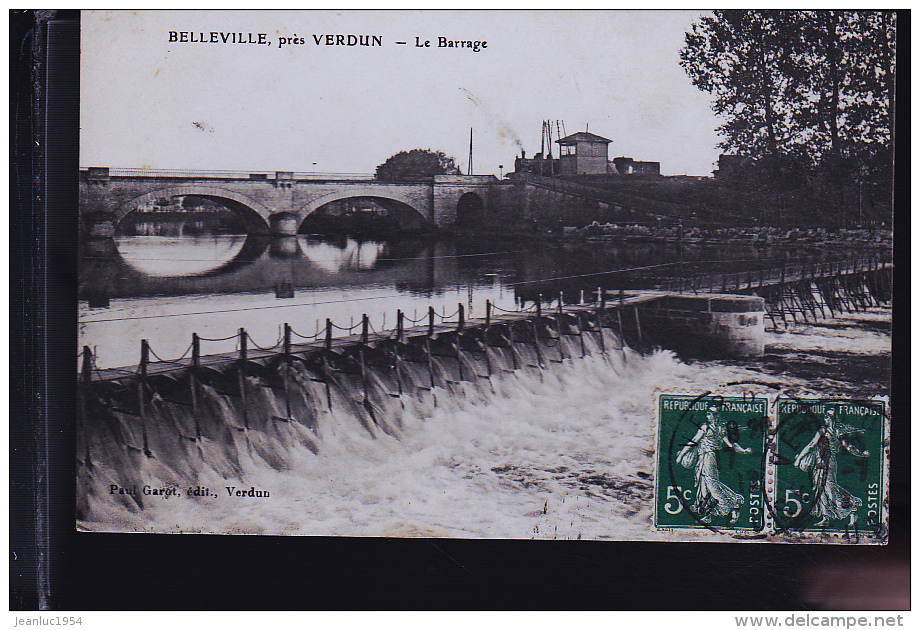 BELLEVILLE VERDUN LA LOCOMOTIVE - Verdun