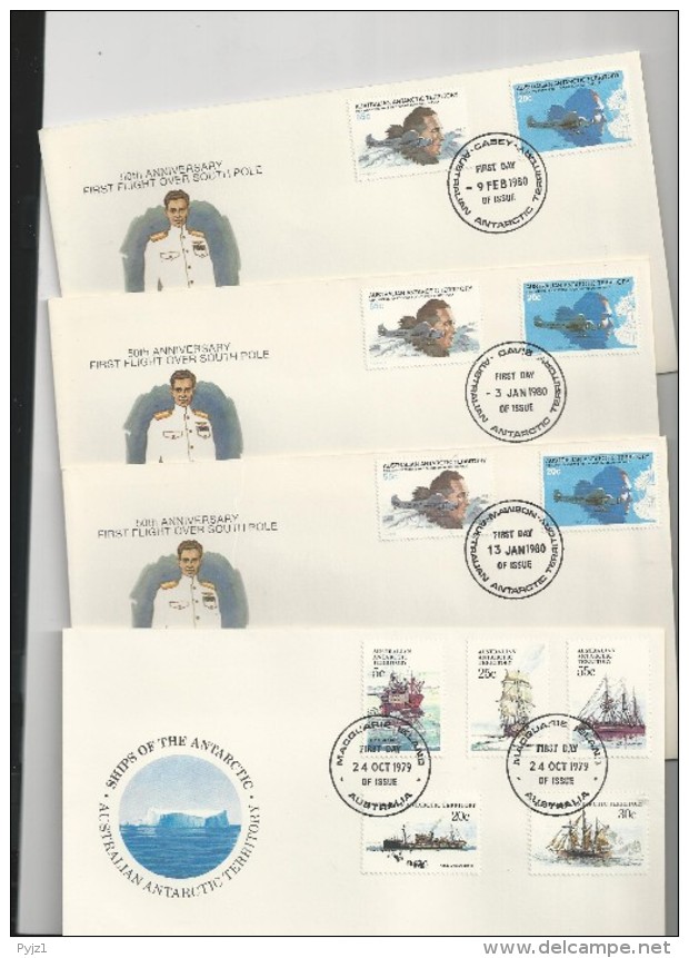 Australian Antarctic Territory 9 FDC - FDC