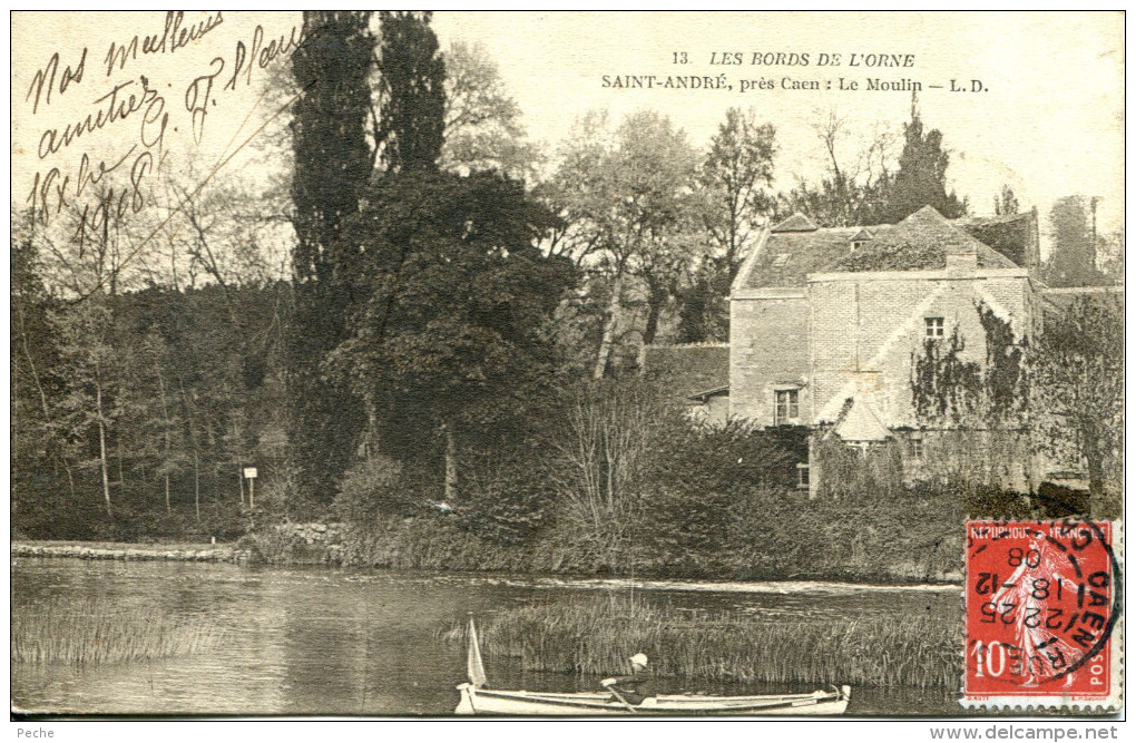 N°227 F -cpa Saint André -le Moulin- - Moulins à Eau