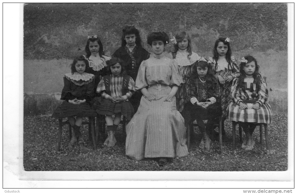 Meaux 6 Cartes Photo L Institution Jeanne D Arc 1910 Photos Bruyant 37 Bd Jean Rose Meaux - Meaux