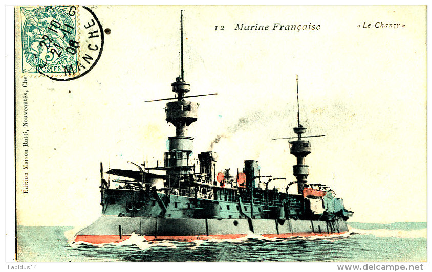 AC 142 /    C P A  - MARINE FRANCAISE   LE CHANZY - Warships