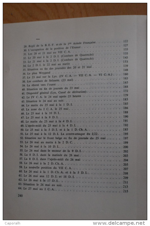 Mai 1940. la bataille de belgique. M. Fouillien. et J. Bouhon.  1945.