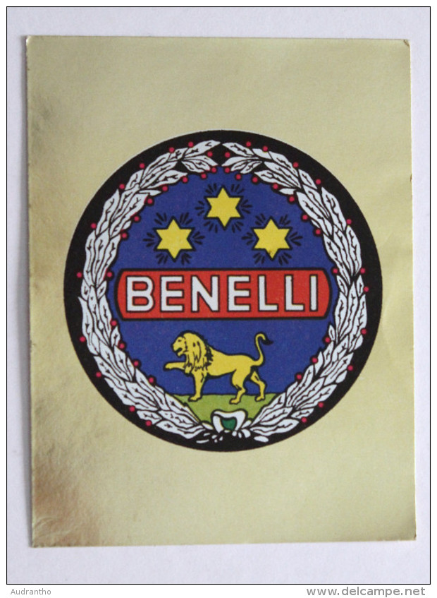 Vignette Sticker Ancien PANIN Moto BENELLI Années 80 - Edizione Italiana