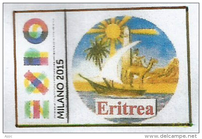 ERITREA/ERYTHRÉE.  Lettre Du Pavillon Erythréen A L'EXPO UNIVERSELLE MILAN 2015, Avec Timbre Eritrea. - 2015 – Milán (Italia)