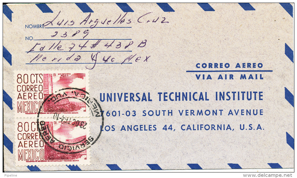Mexico Air Mail Cover Sent To USA 23-10-1964 - Messico