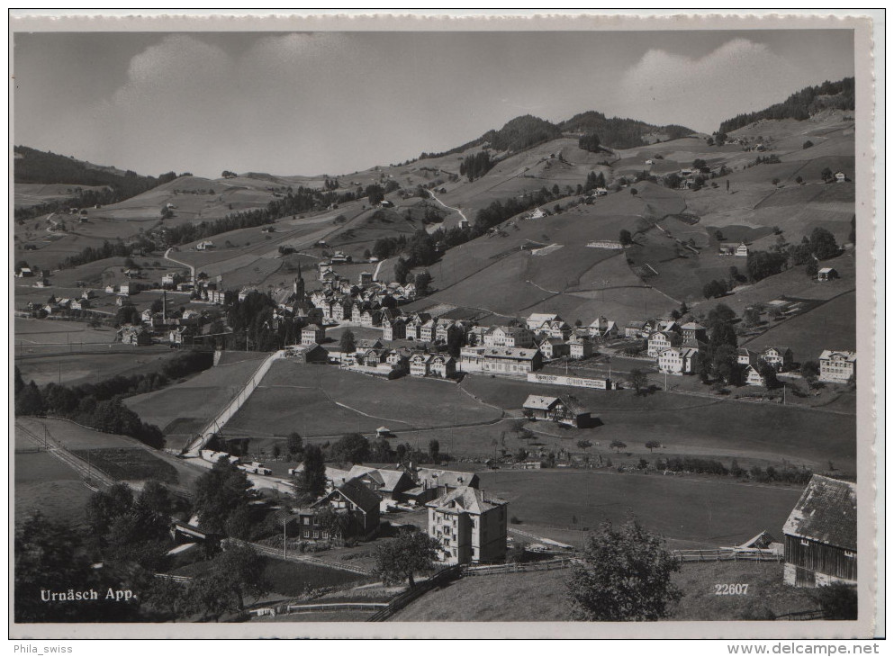 Urnäsch Appenzell Totalansicht - Foto Gross No. 22607 - Urnäsch