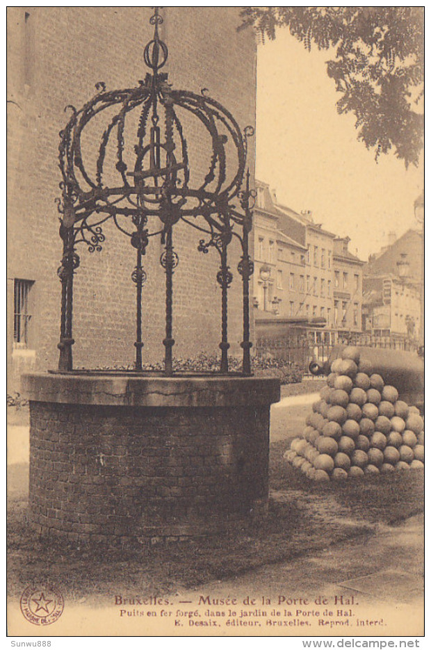 Bruxelles - Musée De La Porte De Hal, Puits En Fer Forgé...canon (Desaix) - Musées