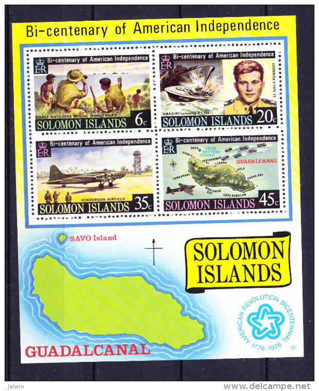 ILES SALOMON - SOLOMON ISLANDS BLOC ET FEUILLET 1976 YT N° BF 5 ** - Islas Salomón (...-1978)