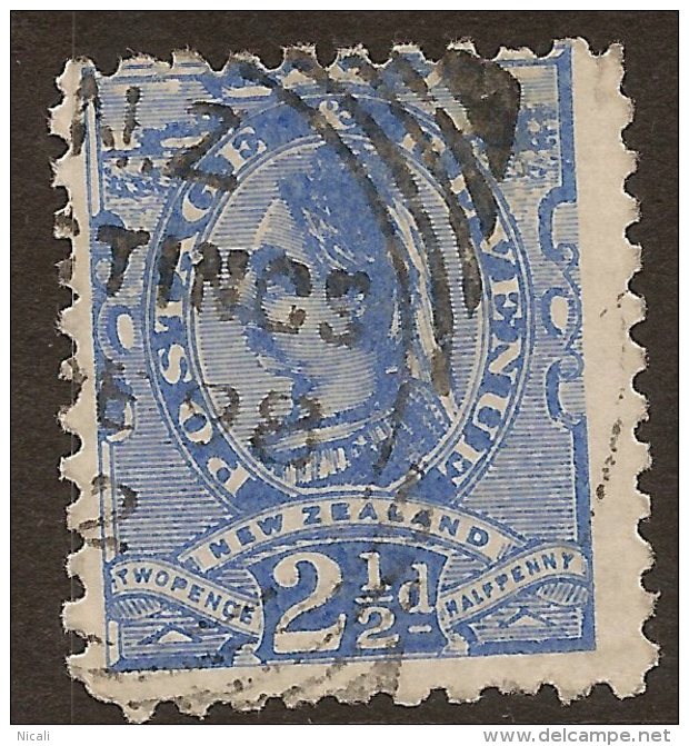 NZ 1882 2 1/2d QV P10x11 SSF SG 230a U #UM161 - Used Stamps